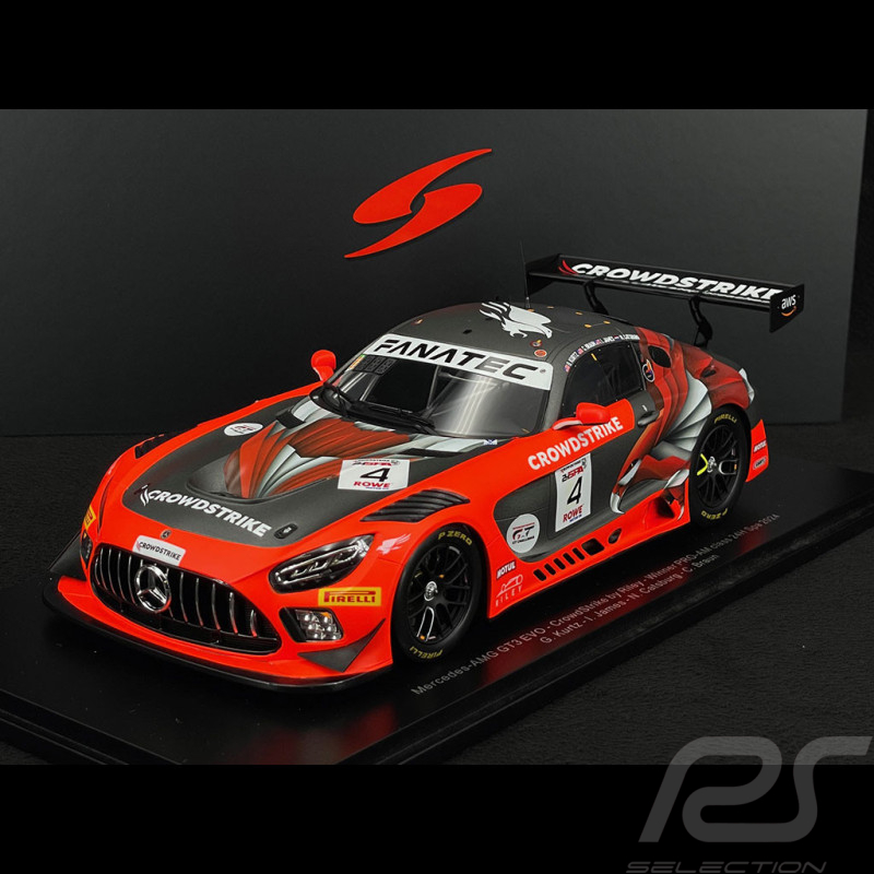 Mercedes AMG GT3 Evo Nr.4 24h Spa 2024 Kurtz James Catsburg Braun 1/18 Spark 18SB079
