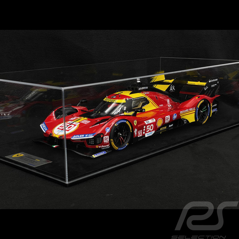 Ferrari 499P n°50 Vainqueur 24h Le Mans 2024 Fuoco Molina Nielsen 1/12 Looksmart LS1211