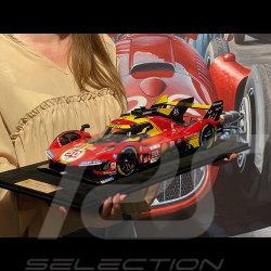 Ferrari 499P n°50 Vainqueur 24h Le Mans 2024 Fuoco Molina Nielsen 1/12 Looksmart LS1211