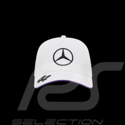 Casquette Lewis Hamilton n°44 Blanche Mercedes F1 B67999692