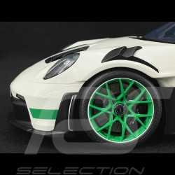Porsche 911 GT3 RS Type 992 2022 Tribute to Carrera RS Blanc Bandes Vertes 1/12 GT Spirit GT950
