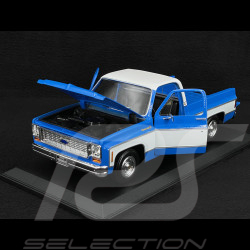 Chevrolet C-10 Pick Up Cheyenne Super 1974 Bleu/Blanc 1/18 Maisto 31467BU