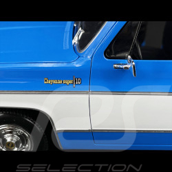 Chevrolet C-10 Pick Up Cheyenne Super 1974 Bleu/Blanc 1/18 Maisto 31467BU