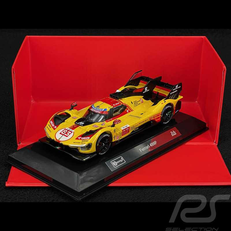 Ferrari 499P n°83 Kubica Shwartzman Ye 24h Le Mans 2024 1/43 BBurago 36317