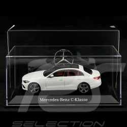 Mercedes-Benz Classe C Berline (W206) 2021 Blanc Opalin Brillant 1/43 Herpa B66960635
