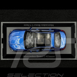 Mercedes-Benz C-Class Sedan (W206) 2021 Spectral Blue 1/43 Herpa B66960636