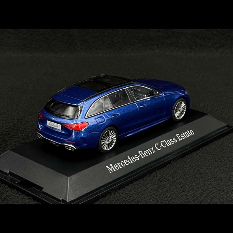 Modèle Réduit Mercedes-Benz Classe C 2021 - Herpa 1/43 - Bleu Spectral - Neuf