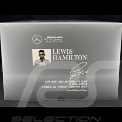 Lewis Hamilton Mercedes AMG F1 W05 Hybrid Nr.44 Weltmeister 2014 1/12 Minichamps 127140444