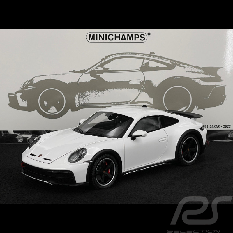 Porsche 911 Dakar Type 992 2022 Blanche 1/18 Minichamps 110062070
