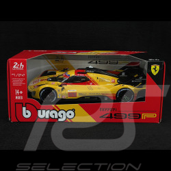 Ferrari 499P n°83 24h Le Mans 2024 Kubica Shwartzman Ye 1/24 Bburago 26313