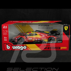 Ferrari 499P Nr.50 Sieger 24h Le Mans 2024 Fuoco Molina Nielsen 1/18 Bburago 16303