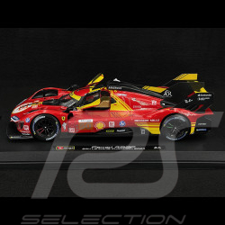 Ferrari 499P n°50 Vainqueur 24h Le Mans 2024 Fuoco Molina Nielsen 1/18 Bburago 16303