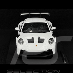 Porsche 911 GT3 RS Typ 992 2024 Weiß mit blauen Streifen 1/18 Solido S1812102