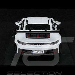 Porsche 911 GT3 RS Typ 992 2024 Weiß mit blauen Streifen 1/18 Solido S1812102