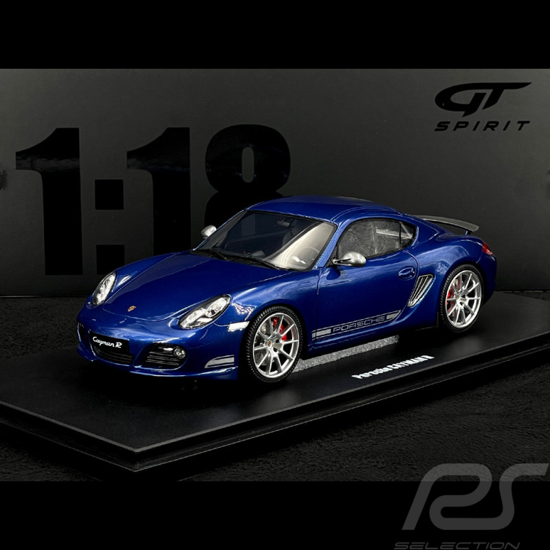 Porsche Cayman R Type 987 2012 Bleu Aqua Métallisé 1/18 GT Spirit GT901