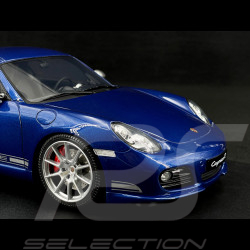 Porsche Cayman R Type 987 2012 Bleu Aqua Métallisé 1/18 GT Spirit GT901