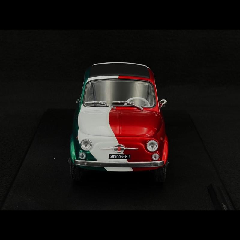 Fiat 500 Tribute to Italia 1965 Red/White/Green 1/18 Solido