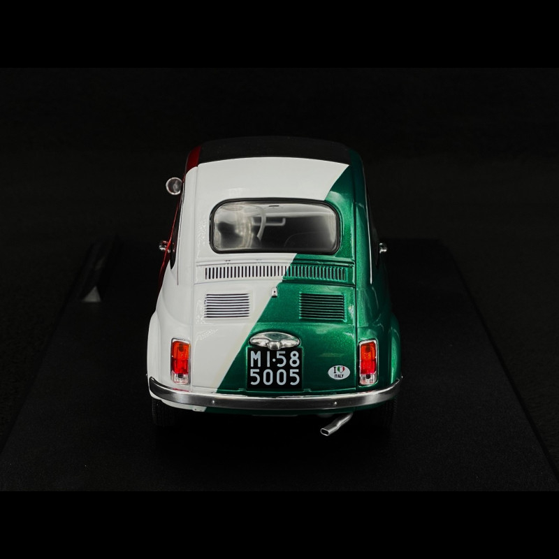 Fiat 500 Tribute to Italia 1965 Red/White/Green 1/18 Solido S1801409
