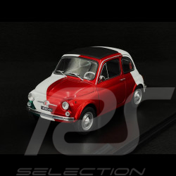 Fiat 500 Tribute to Italia 1965 Red/White/Green 1/18 Solido S1801409