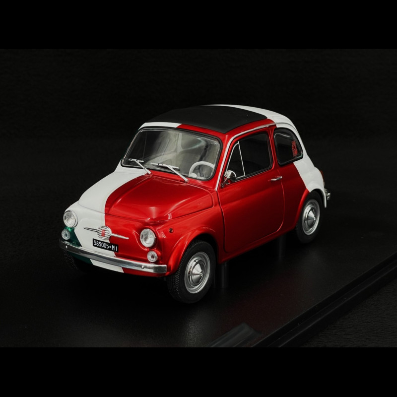 Solido 1:18 Fiat 500 Tribute to Italia Baujahr 1965 rot / weiß / grün S1801409 Modellauto S1801409 421186457 3663506040436