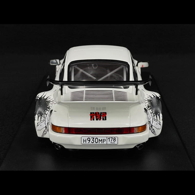 Porsche 911 RWB Akira 2024 Glacier White 1/18 GT Spirit GT508