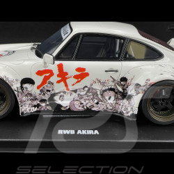 Porsche 911 RWB Akira 2024 Gletscherweiß 1/18 GT Spirit GT508