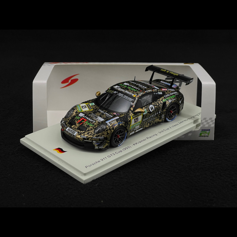Porsche 911 GT3 Cup Type 992 n°121 24h Nürburgring 2024 1/43