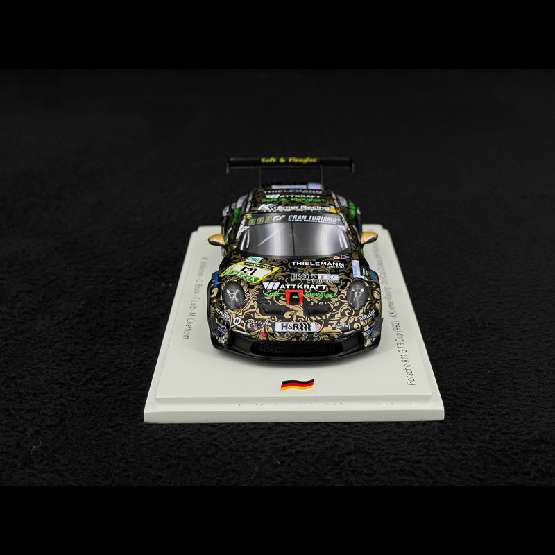 Porsche 911 GT3 Cup Type 992 n°121 24h Nürburgring 2024 1/43 Spark