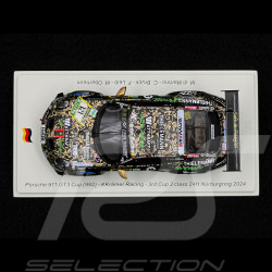 Porsche 911 GT3 Cup Type 992 n°121 24h Nürburgring 2024 1/43 Spark SG955