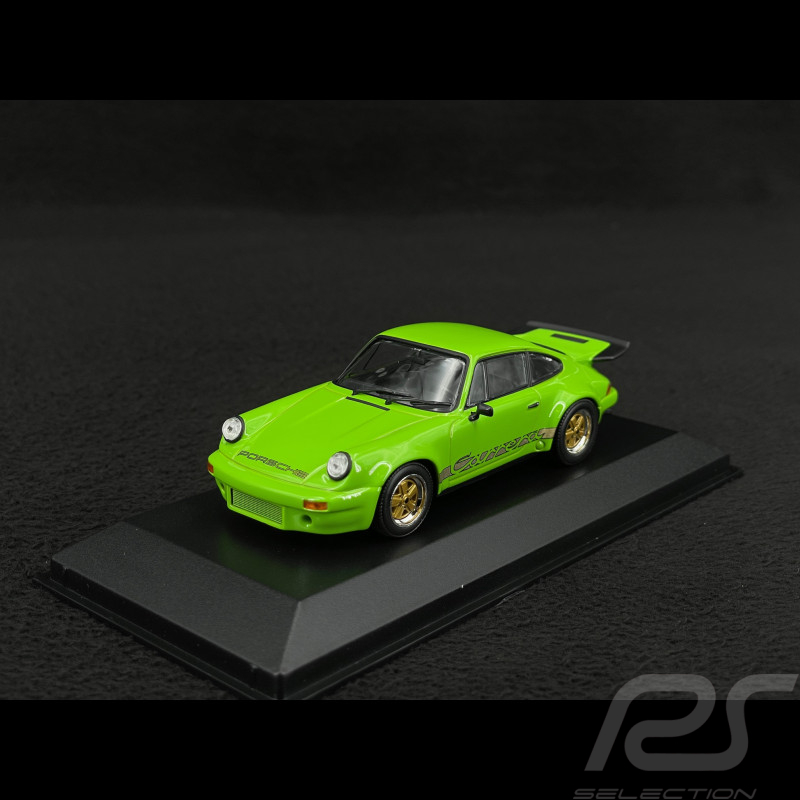 Porsche 911 Carrera RS 3.0 1974 Green with silver Stripes 1/43 Minichamps 940063121