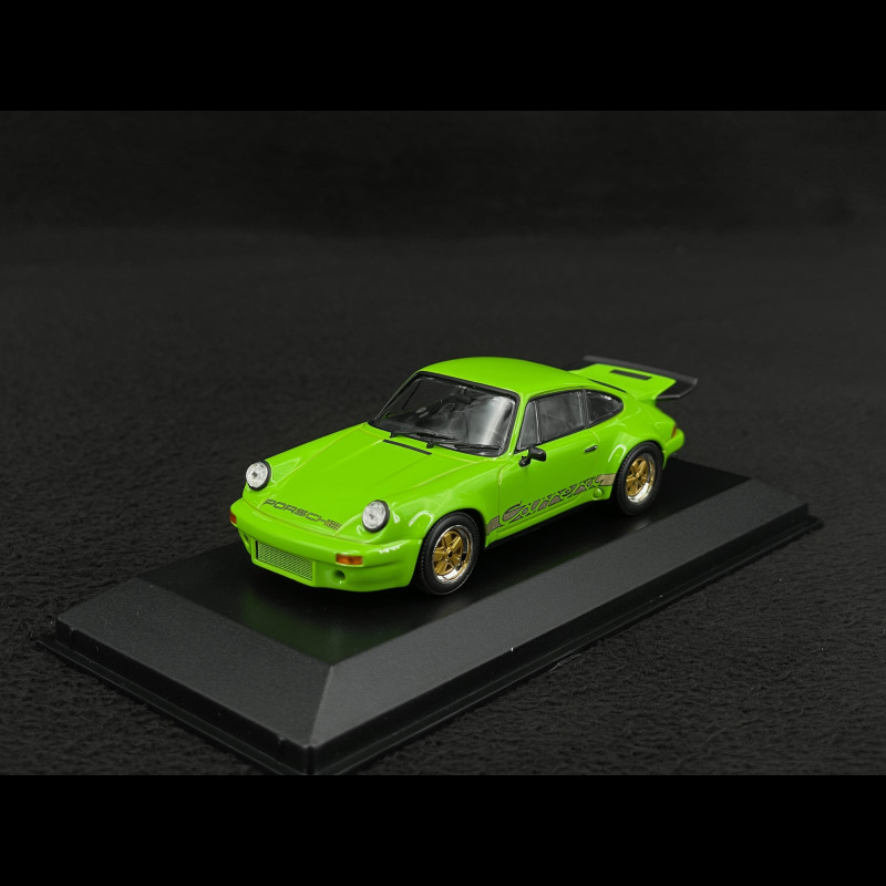 Porsche 911 Carrera RS 3.0 1974 Green with silver Stripes 1/43