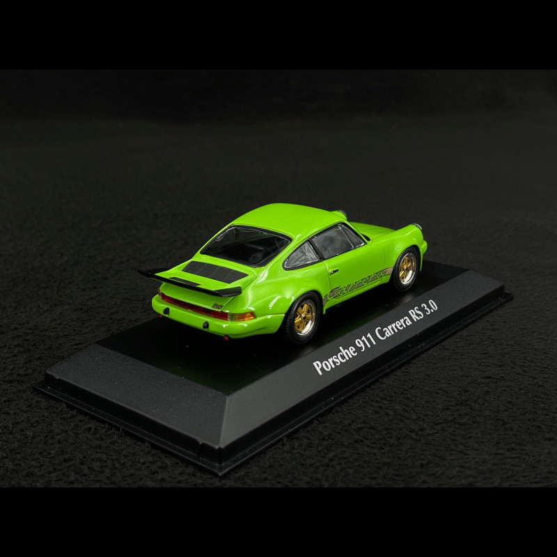 Porsche 911 Carrera RS 3.0 1974 Green with silver Stripes 1/43