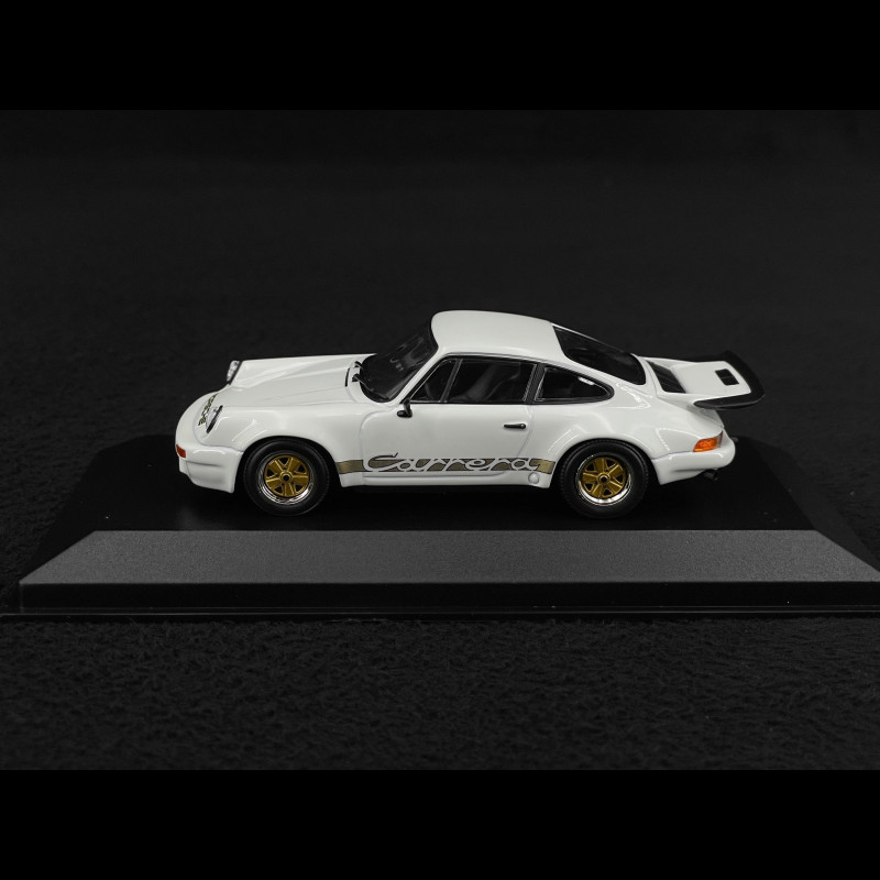 Porsche 911 Carrera RS 3.0 1974 White with Gold Stripes 1/43