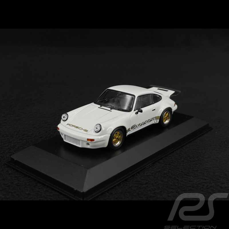 Porsche 911 Carrera RS 3.0 1974 Blanche Bandes Or 1/43 Minichamps 940063120