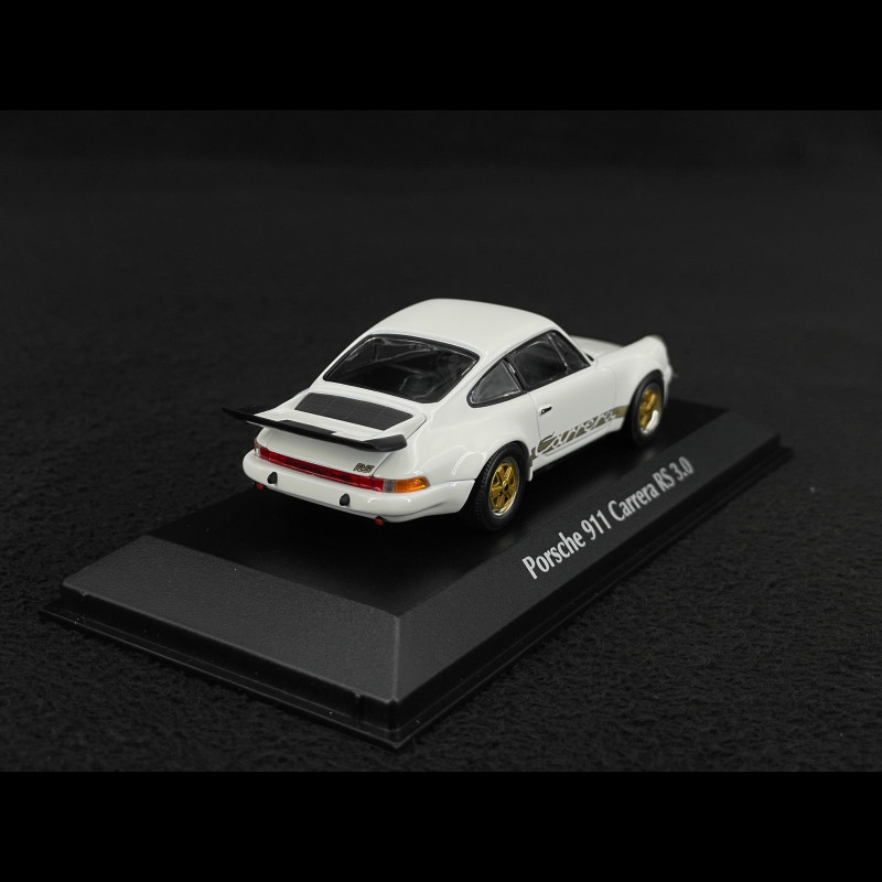 Porsche 911 Carrera RS 3.0 1974 White with Gold Stripes 1/43
