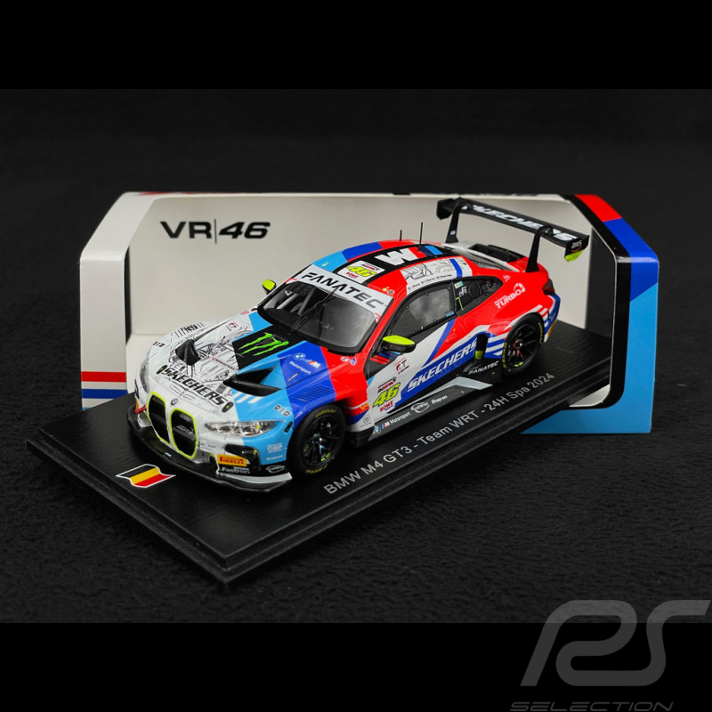 Valentino Rossi BMW M4 GT3 n°46 24h Spa 2024 1/43 Spark SB799