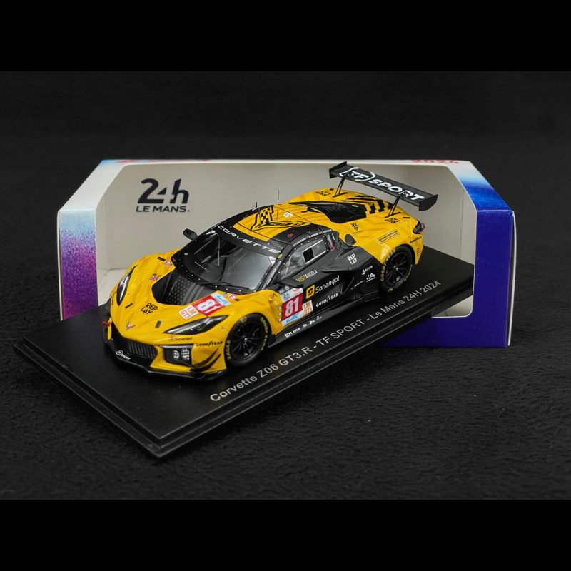 ミニカー 1/43 Corvette Z06 GT3-R Le Mans 2024 Chevrolet Corvette Z06 GT3.R No.81 24H Le Mans 2024 1/43 Spark S9155