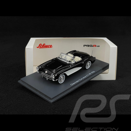 Chevrolet Corvette C1 V8 1956 Schwarz 1/43 Schuco 43U00046