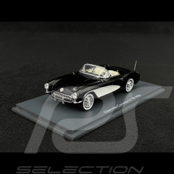 Chevrolet Corvette C1 V8 1956 Schwarz 1/43 Schuco 43U00046