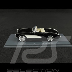 Chevrolet Corvette C1 V8 1956 Noir 1/43 Schuco 43U00046