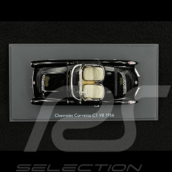 Chevrolet Corvette C1 V8 1956 Schwarz 1/43 Schuco 43U00046