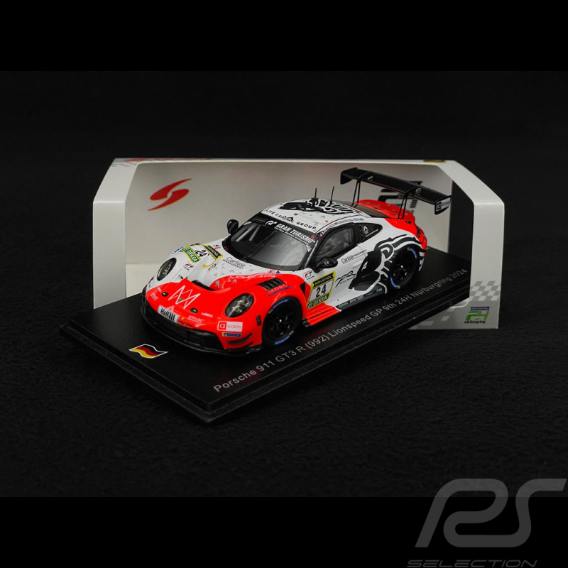 Porsche 911 GT3 R Type 992 n°24 24h Nürburgring 2024 1/43 Spark SG946