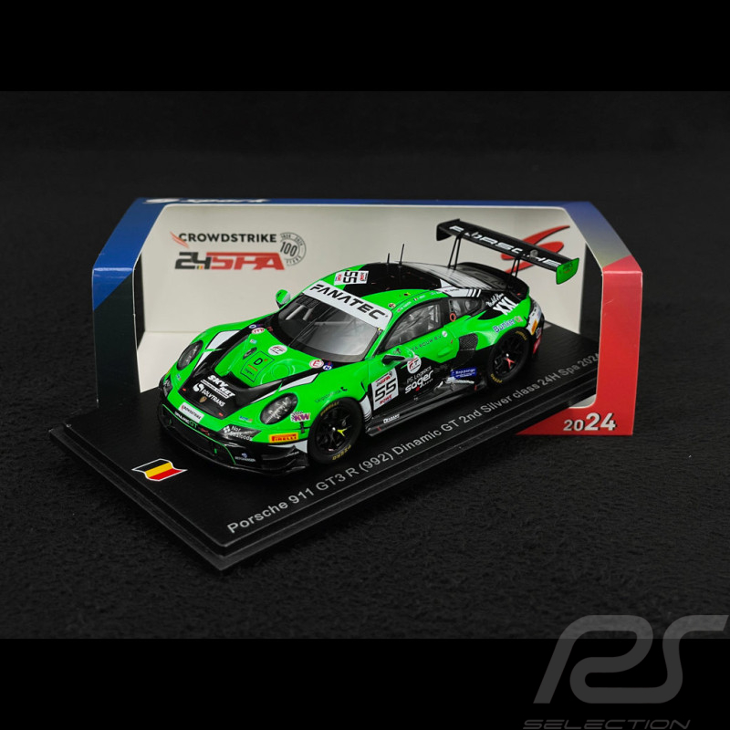 Porsche 911 GT3 R Type 992 n°55 24h Spa 2024 1/43 Spark SB802