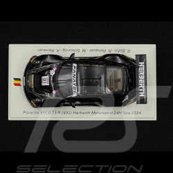 Porsche 911 GT3 R Type 992 n°91 24h Spa 2024 1/43 Spark SB827