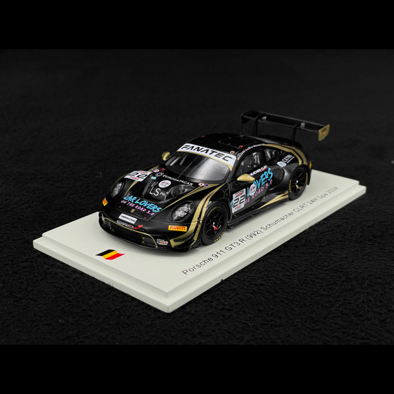 Porsche 911 GT3 R Type 992 n°22 24h Spa 2024 1/43 Spark SB830