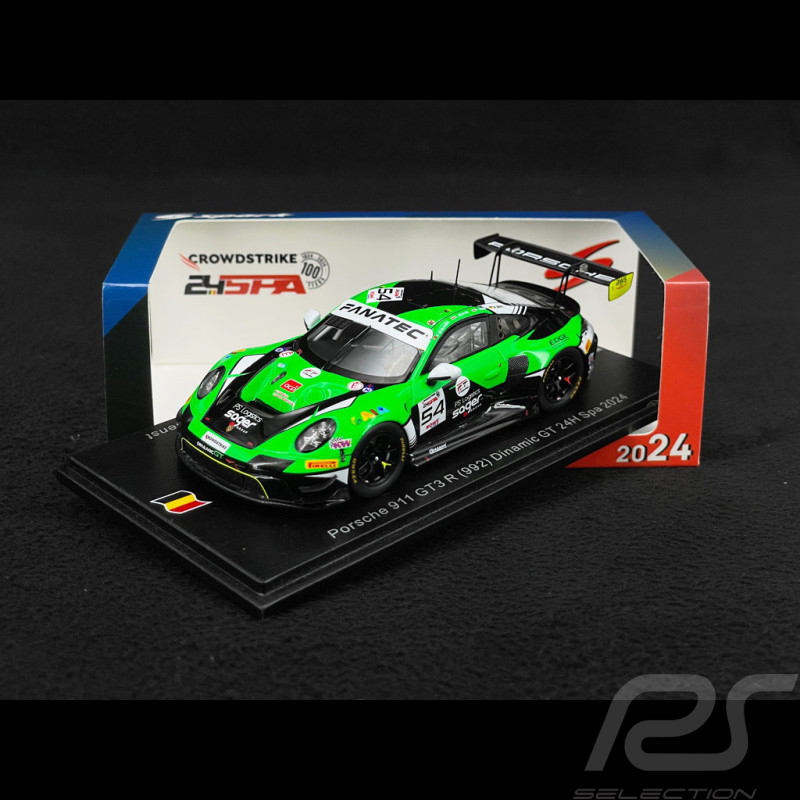 Porsche 911 GT3 R Type 992 n°54 24h Spa 2024 1/43 Spark SB834