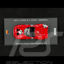 Alfa Romeo T33 n°22 1000km Nürburgring 1967 1/43 Spark SG816