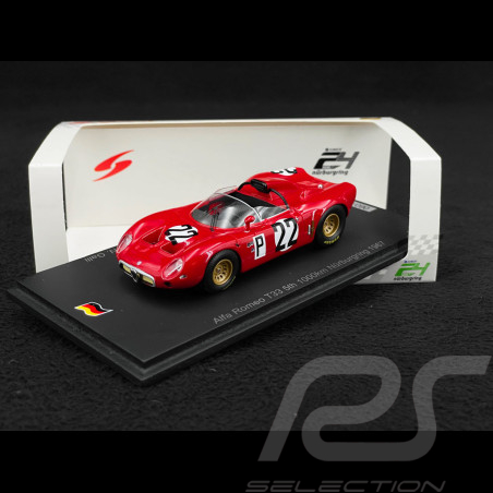 Alfa Romeo T33 n°22 1000km Nürburgring 1967 1/43 Spark SG816