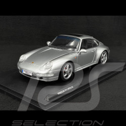 Porsche 911 Carrera 4S Typ 993 1996 Polar Silber 1/18 Solido S1810103