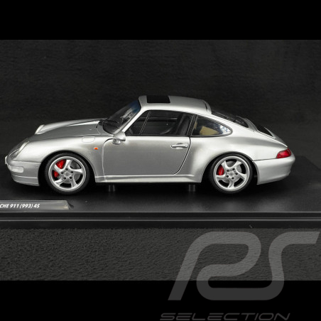 Porsche 911 Carrera 4S Type 993 1996 Argent Polaire 1/18 Solido S1810103